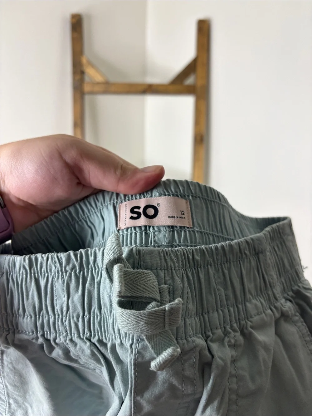 SO Light Blue Cargo Jogger Pants Size 12